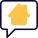 Help and chat support for smart homes queries icon
