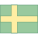 Флаг с крестом icon