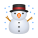 Schneemann-Emoji icon