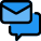 Online mail conversation icon