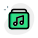 Curated music application from different artist playlist icon