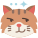 Smirking cat icon