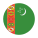Turkménistan-circulaire icon