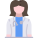 doctor woman icon