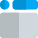 CAD drawing layout of different size of material icon