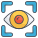 círculo-de-diseño-de-esquema-lleno-del-servicio-digital-de-escáner-ocular-externo icon