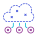 Sviluppo cloud icon