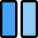 Large vertical grids box frame columns layout icon