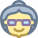 vieille femme souriante icon