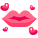 Kiss love icon
