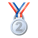 Emoji de medalha de 2º lugar icon
