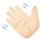 손 흔들기 밝은 피부색 icon