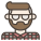 Hipster icon
