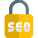 Secured format to lock function of search engine optimization icon