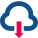 Von der Cloud herunterladen icon