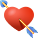 Herz-mit-Pfeil-Emoji icon