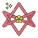 外部单行六角形宗教平面图标线性颜色平面图标 icon