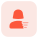 Sort the document from center side single female user portal icon