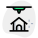 3D printing nozzle forming a house icon