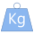 Gewicht (kg icon