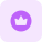emblema-coroa-de-associação-externa-para-membros-premium-recompensas-online-tritone-tal-revivo icon