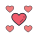corazones pequeños icon