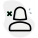 Deleting a female user from specific role online icon