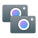 Fotocamere multiple icon