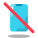 モバイルデバイス禁止 icon