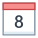 Calendar 8 icon