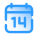 Calendar 14 icon