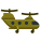 helicóptero doble icon