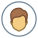 Circled User Male Skin Type 4 icon