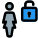Unlocking the access to the businesswoman list from web portal icon