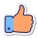 Facebook Like Skin Type 1 icon