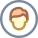 丸で囲んだユーザ男性の肌タイプ1 2 icon