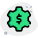 Finance and money setting with dollar sign icon