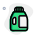 Liquid detergent jar for less bubbly wash icon