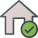 Checked House icon