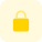 Private access padlock for safety and guard icon