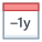 Minus 1 Year icon