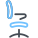 Desk Chair Side View icon