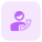 Calling a contact for services and other works icon