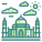 Taj Mahal icon