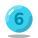 6 в кружке icon