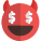 Dollar eyes greedy devil facial expression emoticon icon