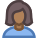 Person Female Skin Type 6 icon