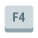 f4-Taste icon