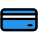 Credit card payment for laundry service layout icon