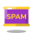 Lata de spam icon